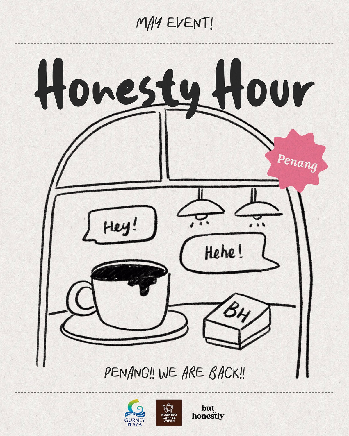 Honesty Hour Penang @Hoshino Cafe Gurney Plaza