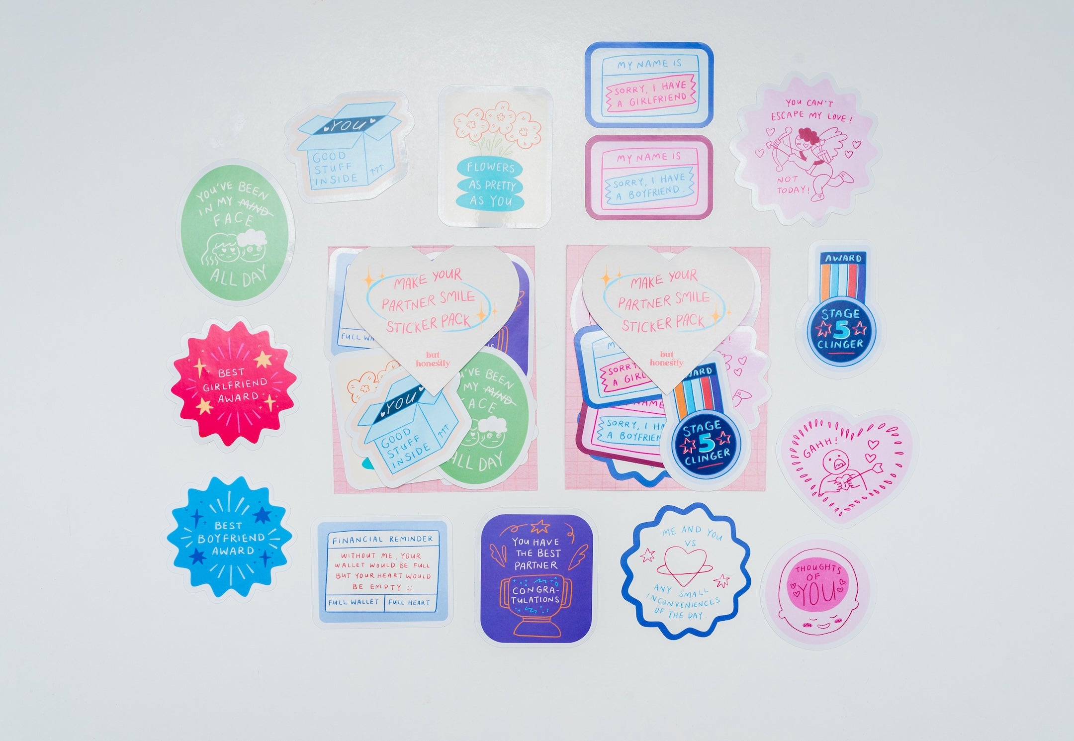 Cute Couple Sticker Packs