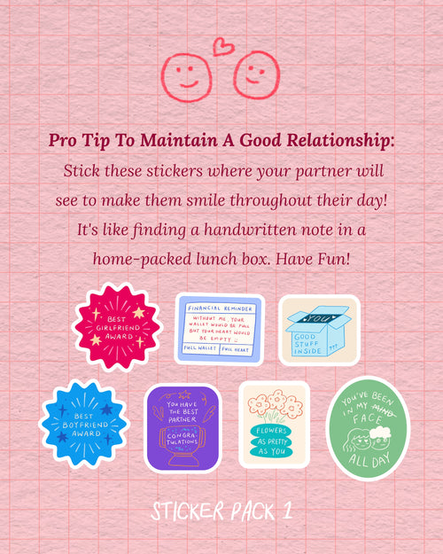 Cute Couple Sticker Packs