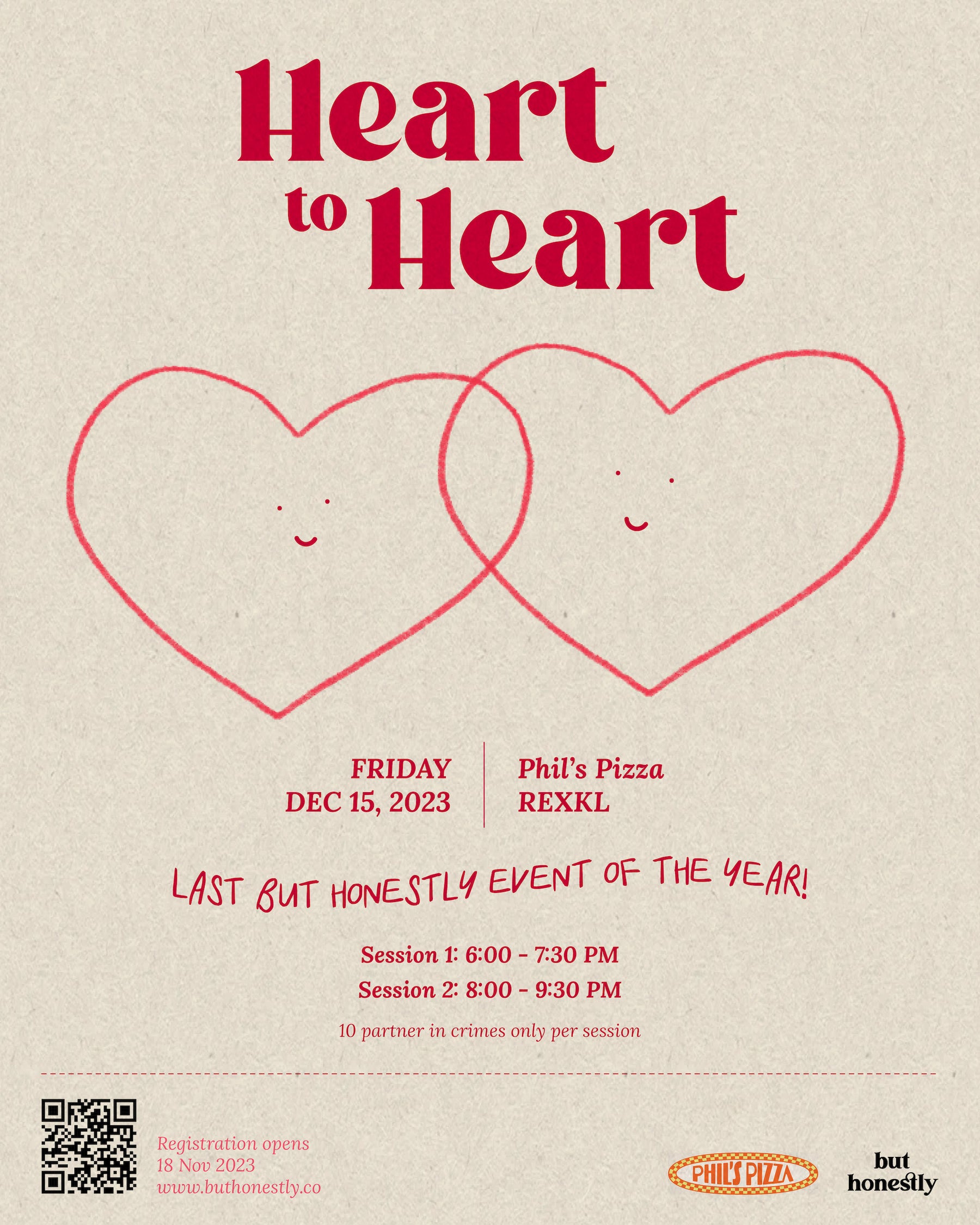 Heart to Heart @Phil’s Pizza REXKL